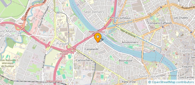 localisation de l'entreprise MONSIEUR JULIEN JACQUET à TOULOUSE