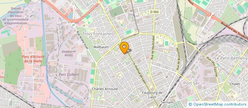 localisation de l'entreprise MONSIEUR JULIEN JACQUET  REIMS