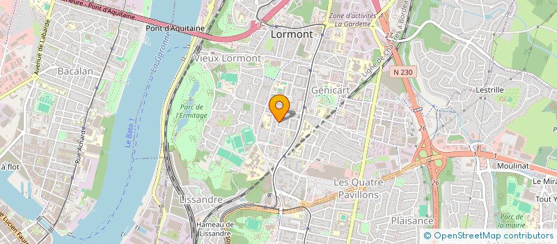 localisation de l'entreprise MONSIEUR JULIEN JACQUIN  LORMONT