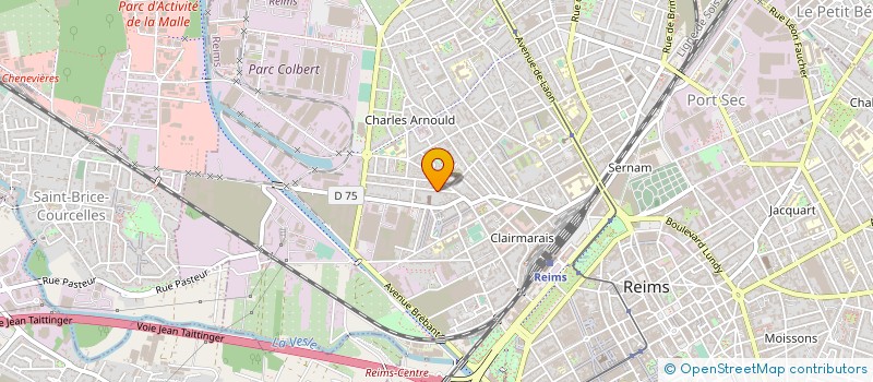 localisation de l'entreprise MONSIEUR JULIEN JACQUOT  REIMS