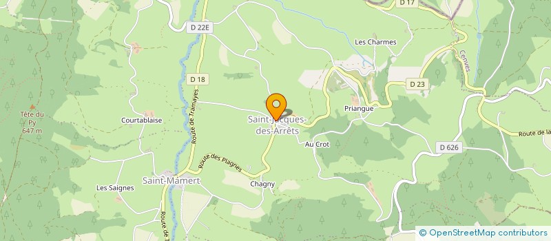 localisation de l'entreprise MONSIEUR JULIEN JAFFRE à DEUX-GROSNES