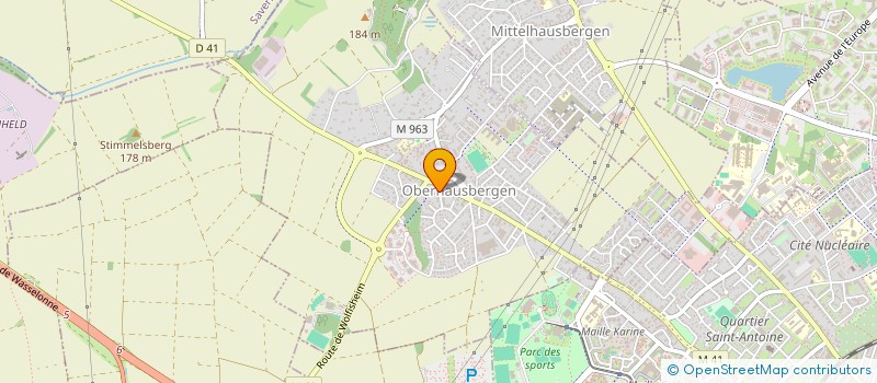 localisation de l'entreprise MONSIEUR JULIEN JAKUBOWICZ  OBERHAUSBERGEN