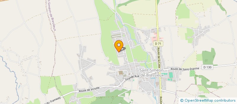 localisation de l'entreprise MONSIEUR JULIEN JALLAMION  SAINT-SIMEON-DE-BRESSIEUX