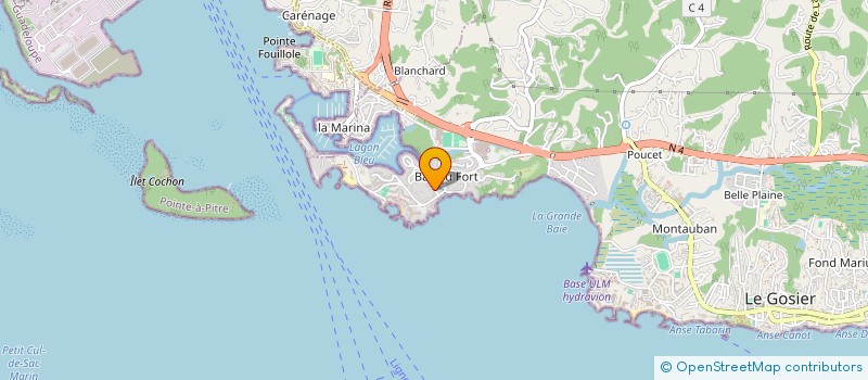 localisation de l'entreprise MONSIEUR JULIEN JALON  LE GOSIER