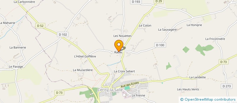 localisation de l'entreprise MONSIEUR JULIEN JAMARD  CERISY-LA-SALLE