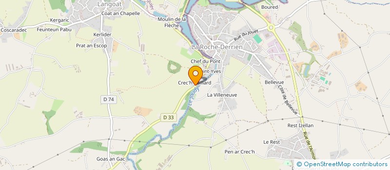 localisation de l'entreprise MONSIEUR JULIEN JAN à LANGOAT