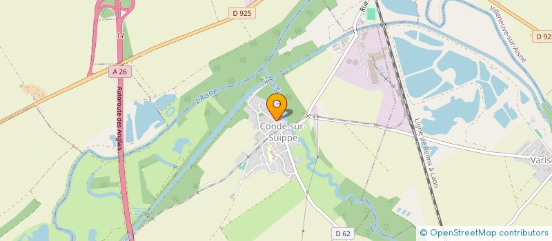 localisation de l'entreprise MONSIEUR JULIEN JANON  CONDE-SUR-SUIPPE