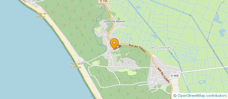 localisation de l'entreprise MONSIEUR JULIEN JARRY  LONGEVILLE-SUR-MER