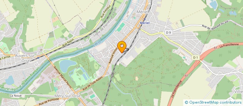 localisation de l'entreprise MONSIEUR JULIEN JAULIN  MERIEL