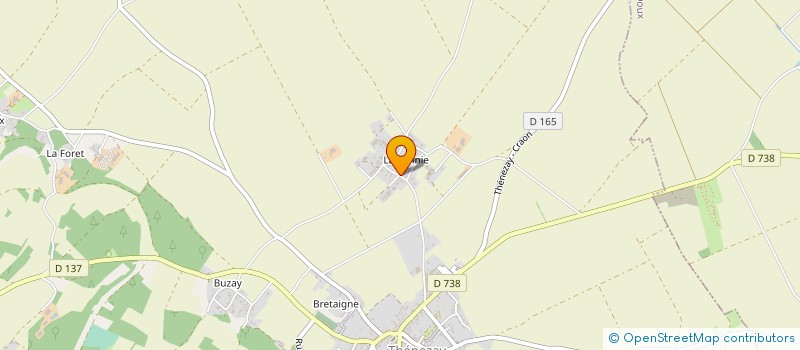 localisation de l'entreprise MONSIEUR JULIEN JAULIN  THENEZAY