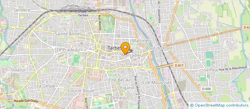 localisation de l'entreprise MONSIEUR JULIEN JAUSAS  TARBES