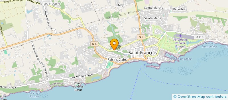 localisation de l'entreprise MONSIEUR JULIEN JEAN-CHARLES  SAINT-FRANCOIS