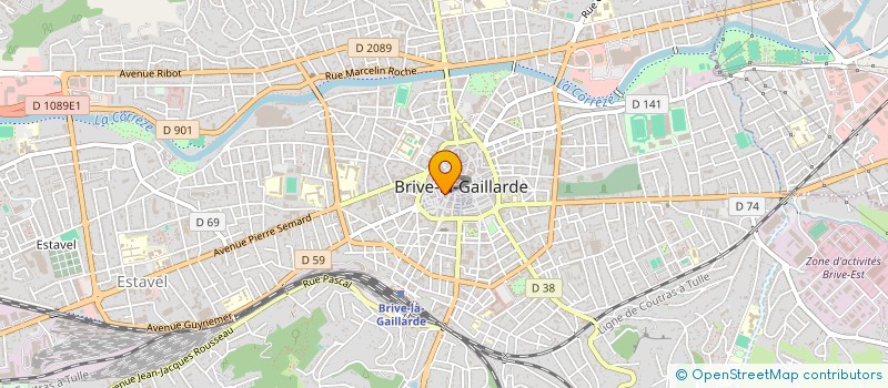 localisation de l'entreprise MONSIEUR JULIEN JEAN ROGER GOLFIER  BRIVE-LA-GAILLARDE