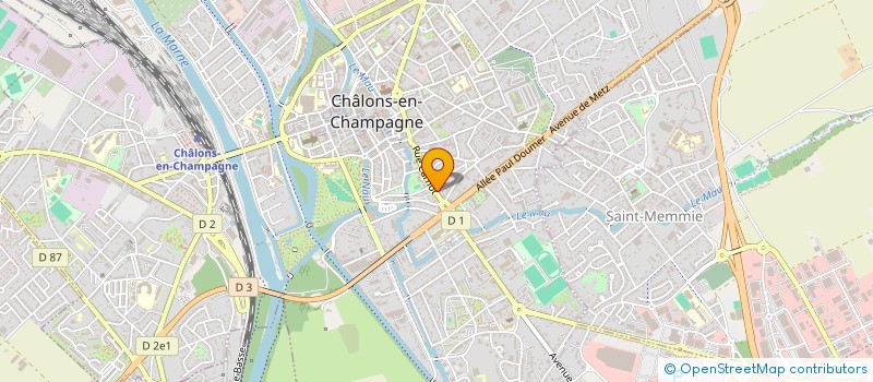 localisation de l'entreprise MONSIEUR JULIEN JEANNE  CHALONS-EN-CHAMPAGNE