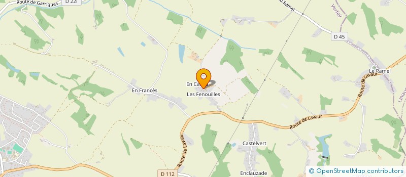 localisation de l'entreprise MONSIEUR JULIEN JEANNE  VERFEIL