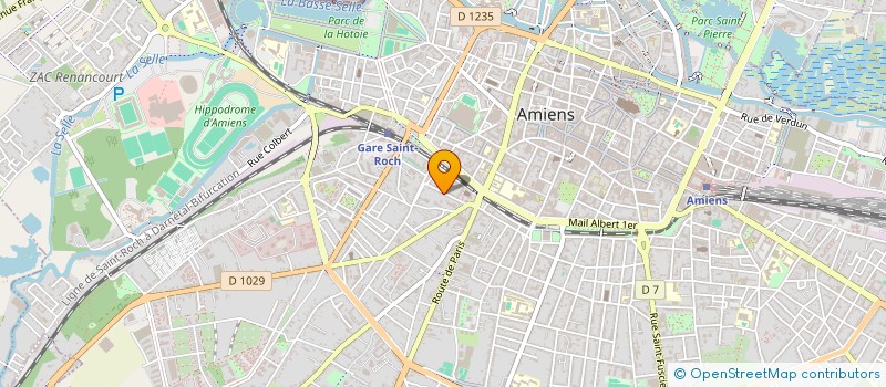 localisation de l'entreprise MONSIEUR JULIEN JEANNE  AMIENS