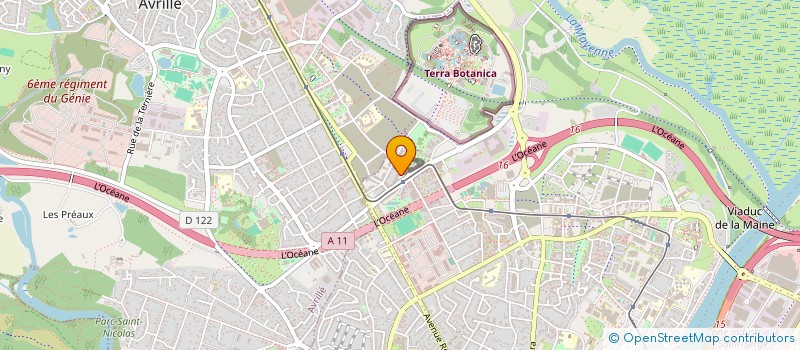 localisation de l'entreprise MONSIEUR JULIEN JEANNETEAU à ANGERS