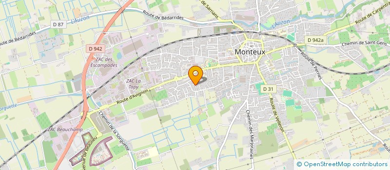 localisation de l'entreprise MONSIEUR JULIEN JEANNEY  MONTEUX