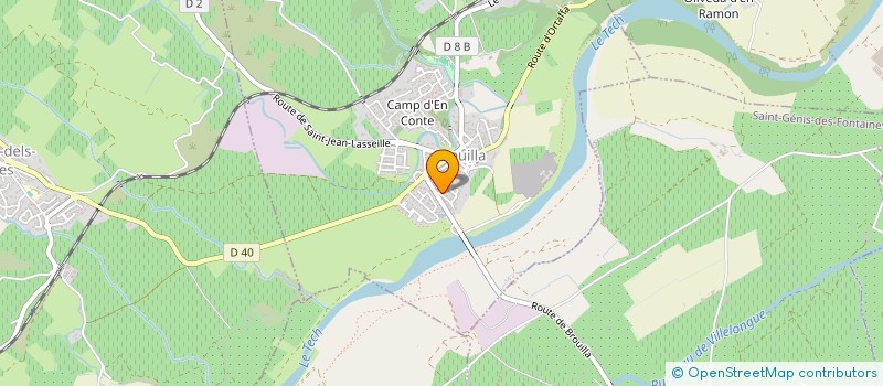 localisation de l'entreprise MONSIEUR JULIEN JEANNOT  BROUILLA