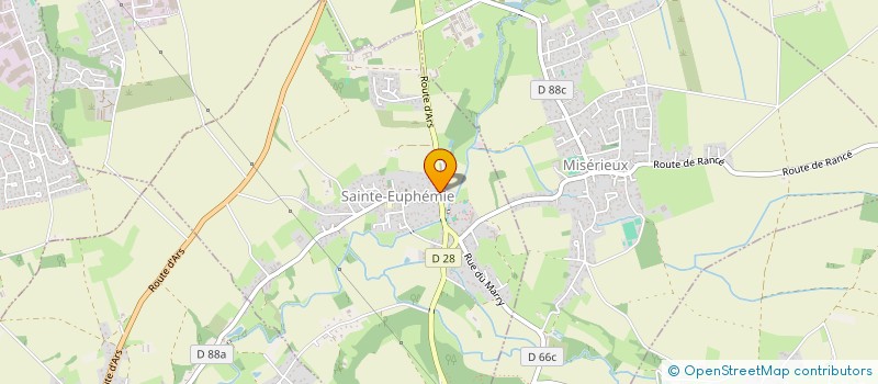 localisation de l'entreprise MONSIEUR JULIEN JIMENEZ  SAINTE-EUPHEMIE