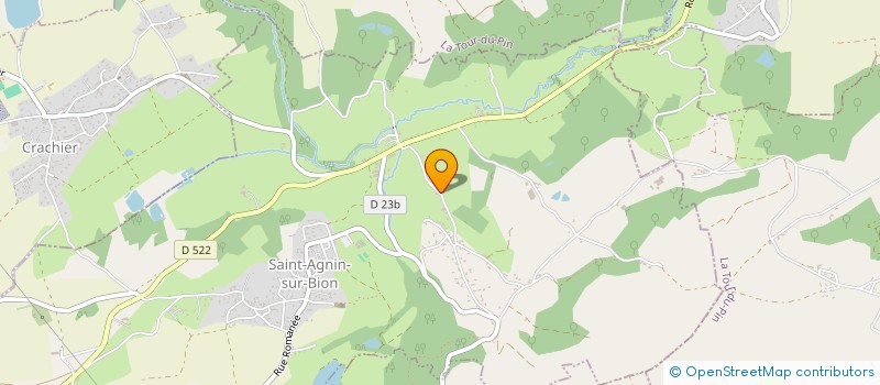 localisation de l'entreprise MONSIEUR JULIEN JOANNES  SAINT-AGNIN-SUR-BION