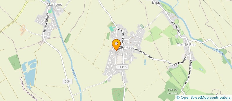 localisation de l'entreprise MONSIEUR JULIEN JOANNIER  LABERGEMENT-FOIGNEY