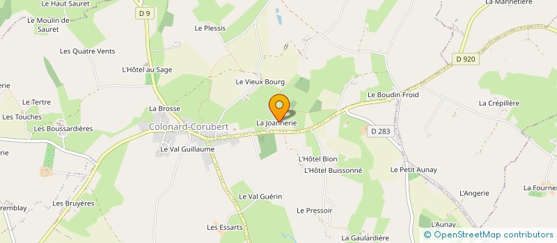 localisation de l'entreprise MONSIEUR JULIEN JOLY à PERCHE-EN-NOCE