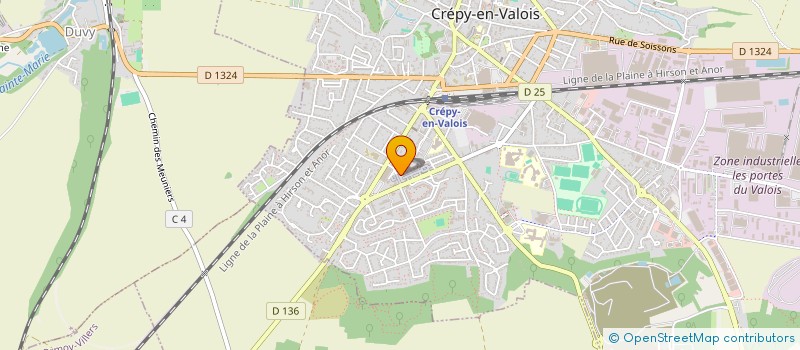 localisation de l'entreprise MONSIEUR JULIEN JOLY  CREPY-EN-VALOIS