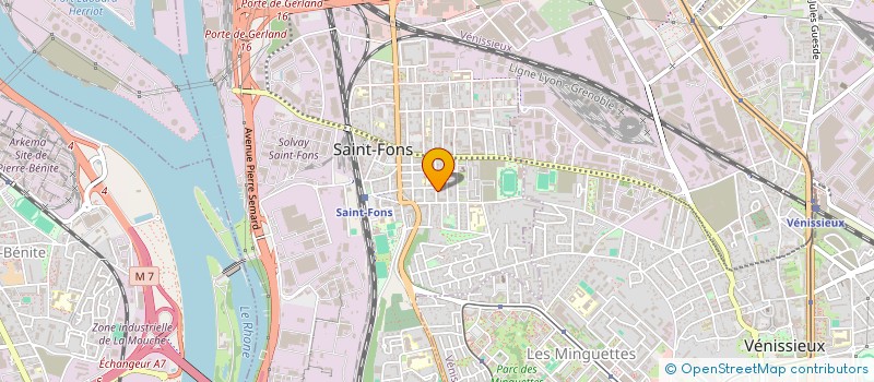 localisation de l'entreprise MONSIEUR JULIEN JOMARD  SAINT-FONS