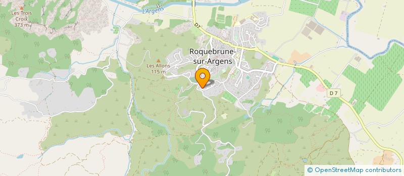 localisation de l'entreprise MONSIEUR JULIEN JOOSTENS  ROQUEBRUNE-SUR-ARGENS