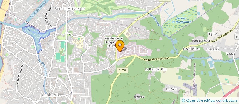 localisation de l'entreprise MONSIEUR JULIEN JORDONO à CAPBRETON