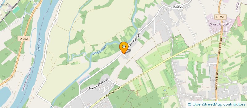 localisation de l'entreprise MONSIEUR JULIEN JORIGNE  CANDE-SUR-BEUVRON