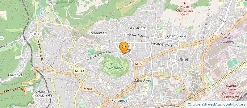 localisation de l'entreprise MONSIEUR JULIEN JOSEPH MARC DOSJOUB  CLERMONT-FERRAND