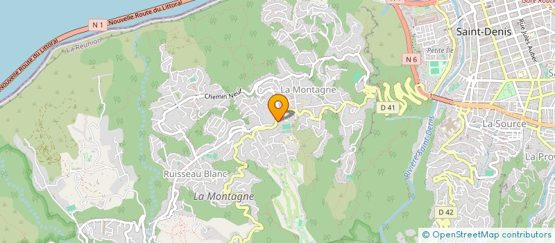 localisation de l'entreprise MONSIEUR JULIEN JOSIA  SAINT-DENIS