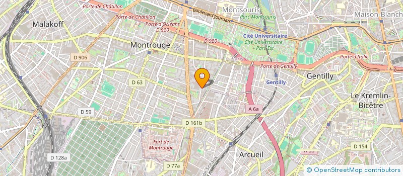 localisation de l'entreprise MONSIEUR JULIEN JOSSET à MONTROUGE