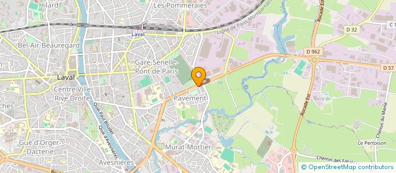 localisation de l'entreprise MONSIEUR JULIEN JOUAN à LAVAL