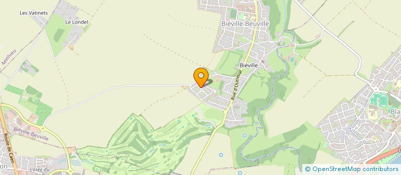 localisation de l'entreprise MONSIEUR JULIEN JOUAN  BIEVILLE-BEUVILLE