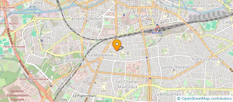 localisation de l'entreprise MONSIEUR JULIEN JOUANOLLE  RENNES