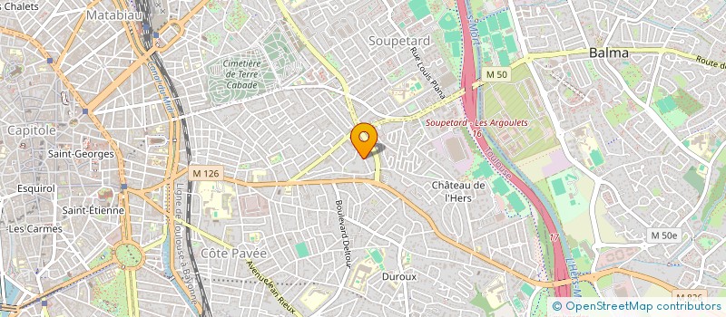 localisation de l'entreprise MONSIEUR JULIEN JOUCLA  TOULOUSE