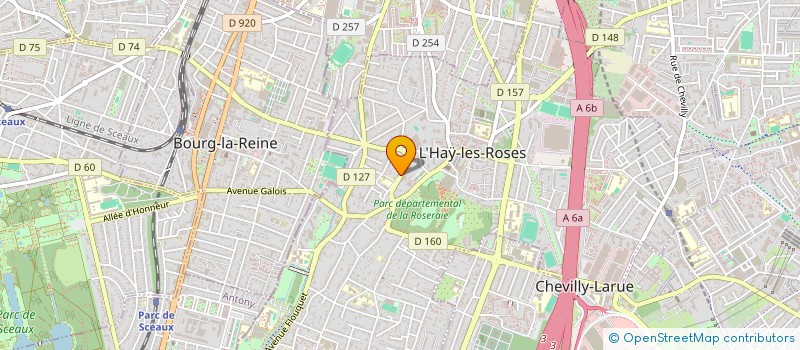 localisation de l'entreprise MONSIEUR JULIEN JOURDAN  L'HAY-LES-ROSES