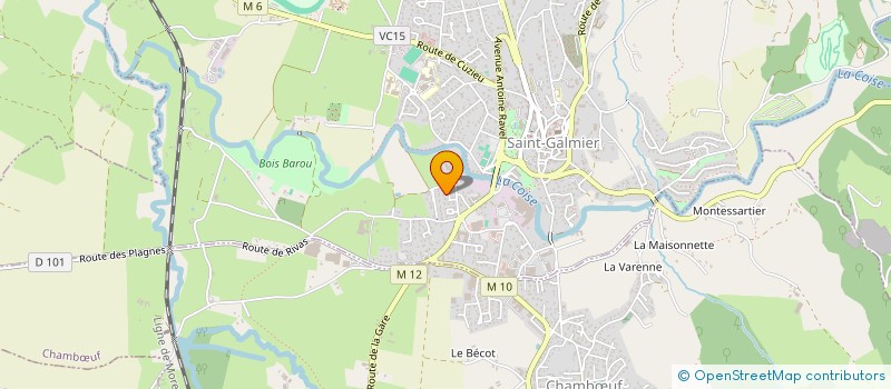 localisation de l'entreprise MONSIEUR JULIEN JOURDY à SAINT-GALMIER