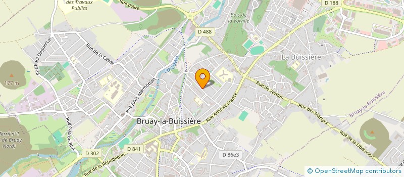 localisation de l'entreprise MONSIEUR JULIEN JOURNEL  BRUAY-LA-BUISSIERE