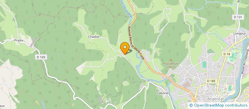 localisation de l'entreprise MONSIEUR JULIEN JOURQUIN  HAUTEFAGE