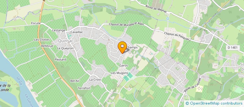 localisation de l'entreprise MONSIEUR JULIEN JUGO  CARIGNAN-DE-BORDEAUX