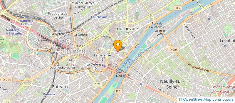 localisation de l'entreprise MONSIEUR JULIEN JULIEN à COURBEVOIE