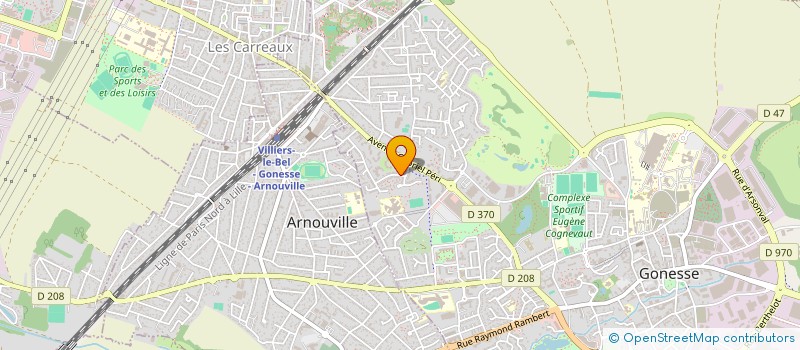 localisation de l'entreprise MONSIEUR JULIEN KACMAZ  GONESSE