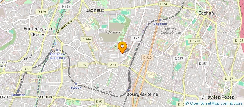 localisation de l'entreprise MONSIEUR JULIEN KALEY à BAGNEUX