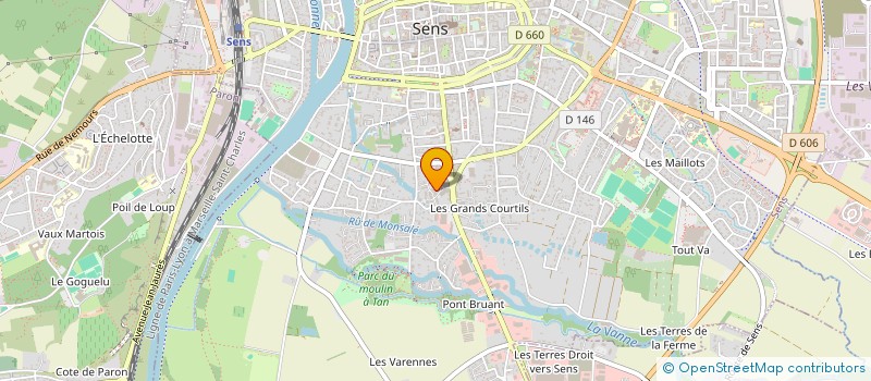 localisation de l'entreprise MONSIEUR JULIEN KAYA  SENS