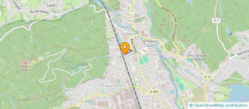 localisation de l'entreprise MONSIEUR JULIEN KECH  VALDOIE