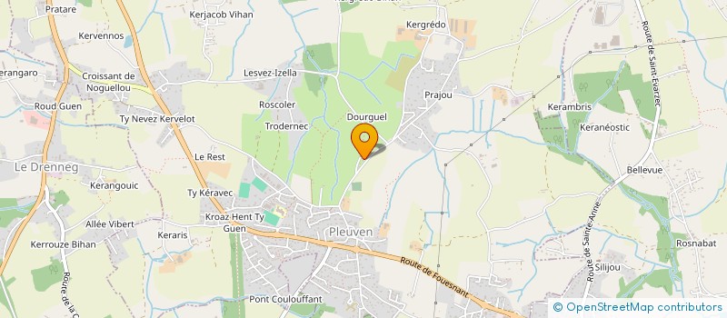 localisation de l'entreprise MONSIEUR JULIEN KERBOUL  PLEUVEN